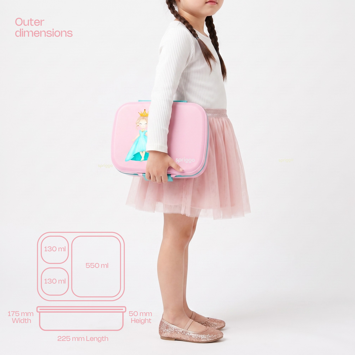 Vault Funk Kids Lunchbox- Princess Pearl