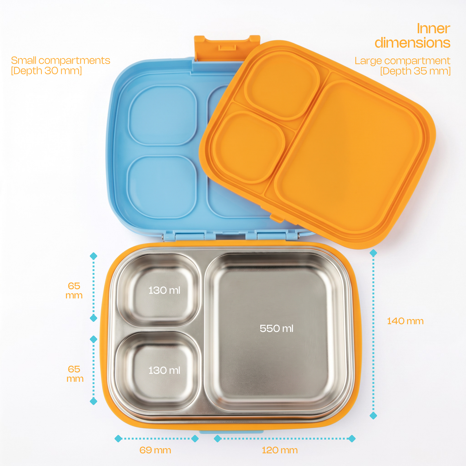 Vault Funk Kids Lunchbox- Sunny Saurus