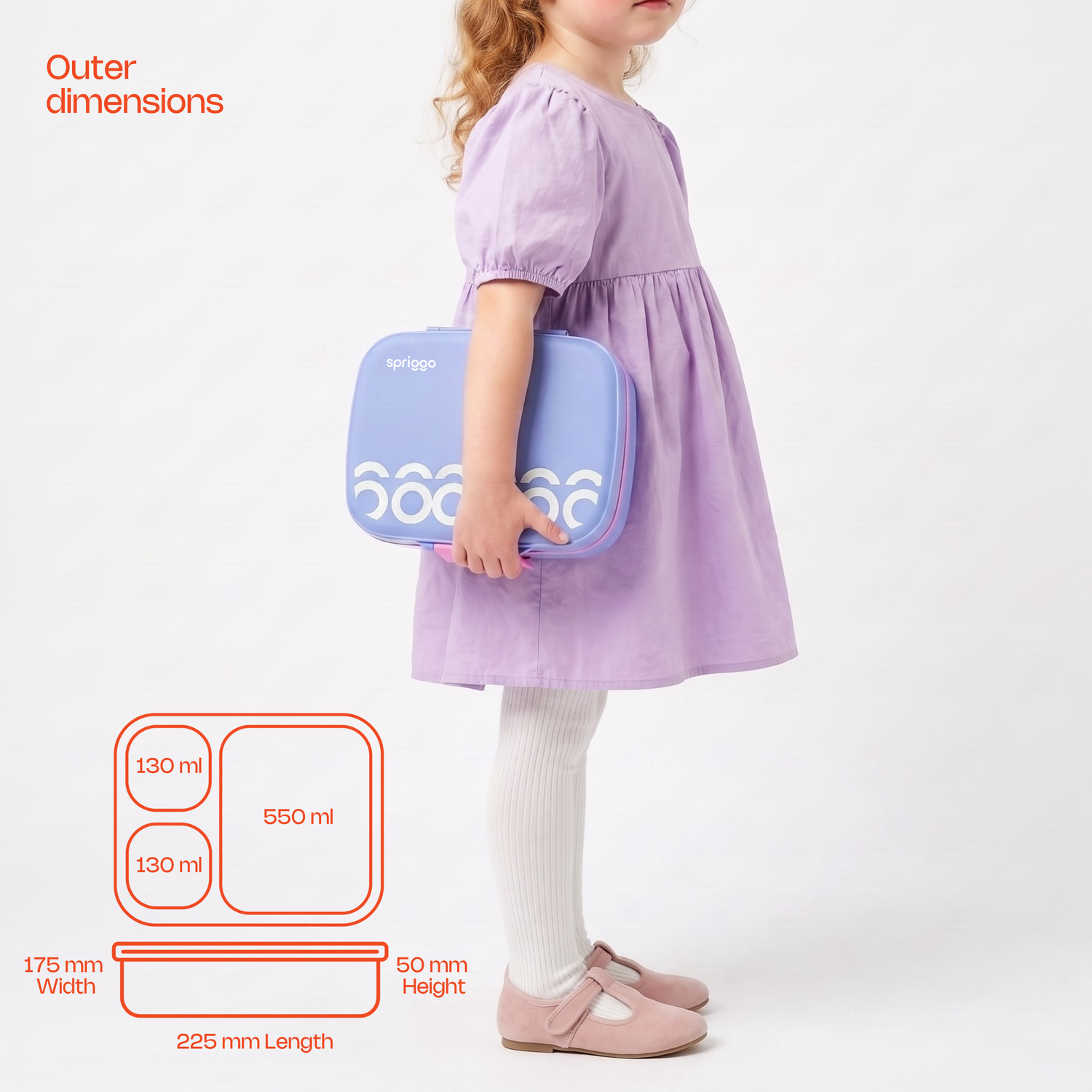 Fiambrera infantil Vault Funk - Rosa bígaro