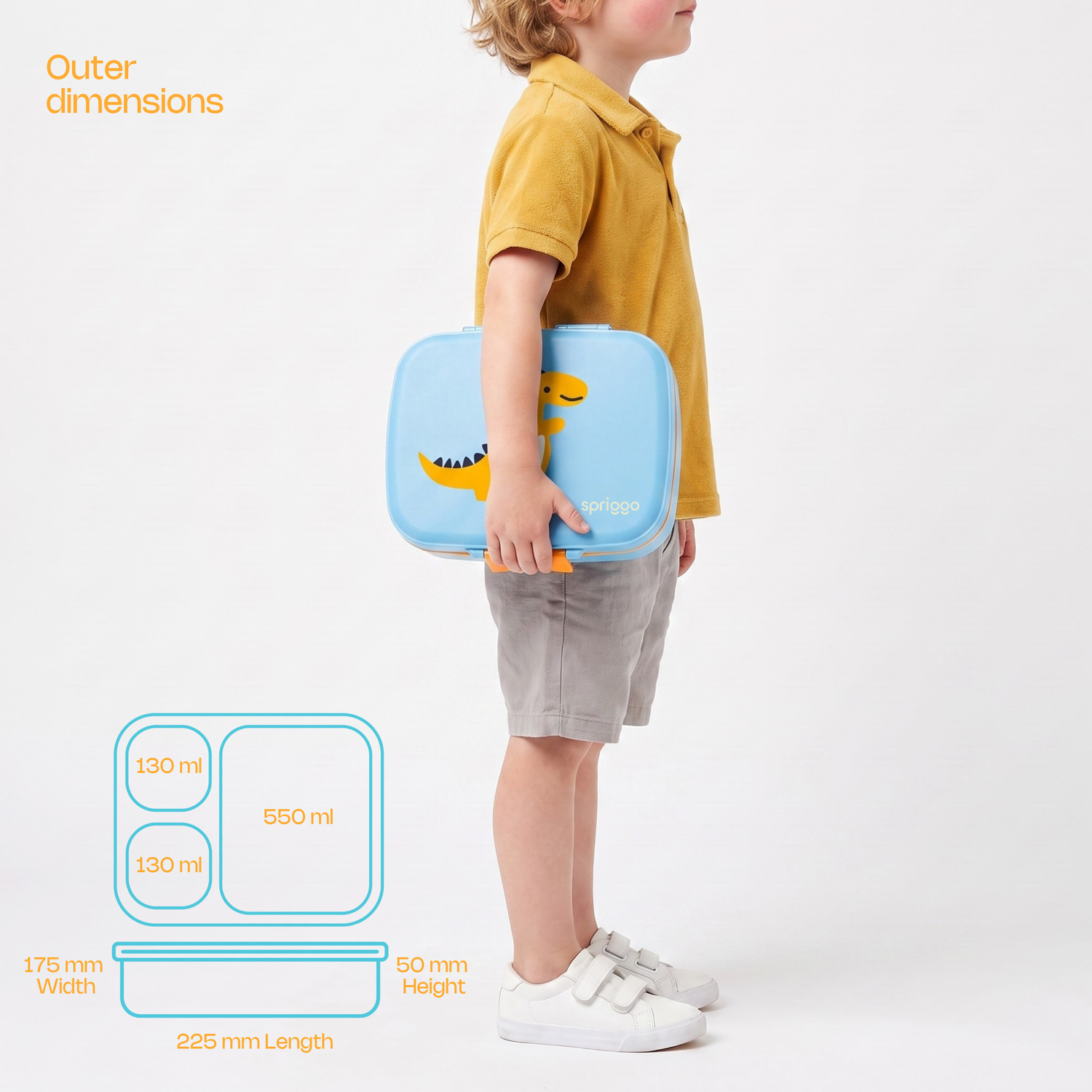 Vault Funk Kids Lunchbox- Sunny Saurus